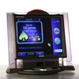 JVL Vortex<br /><br />The Vortex has a 17-inch LCD, power pad, and software that contains over 120 games. The cabinet was designed to be sleek and charming.