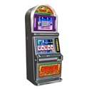 Gambler's Edge<br /><br />Features include dual 19-inch LCDs, bill acceptor that accepts 1's, 5's, 10's, & 20's. Bill units have been upgraded to accept all new currency. The software set includes popular titles such as <em>Miner's Treasure & Spillover Poker</em>. Maximum payout $1,000.00.<br /><br />Dimensions: 41-inches H x 20.5-inches W x 26-inches D