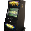VLC 8828<br /><br />Features include a 19-inch CRT touchscreen, bill acceptor that accepts 1's, 5's, 10's, & 20's. Bill units have been upgraded to accept all new currency. The software set includes popular titles such as <em>Joker's Gold, Flush Fever, Polly Poker, & Gopher Poker</em>. Maximum payout $500.00.<br /><br />Dimensions: 44.4-inches H x 20.4-inches W x 25.8-inches D, weight 240 lbs.