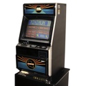 VLC 8724<br /><br />Features include a chrome finish, 19-inch CRT touchscreen, bill acceptor that accepts all new forms of currency. The software set includes popular titles such as <em>Deuces Wild & Bayou Poker</em>. Maximum payout $500.00.<br /><br />Dimensions: 44.4-inches H x 20.4-inches W x 25.8-inches D, weight 240 lbs.
